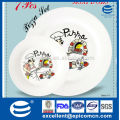 Pizza design modelado 7pcs cerâmica placa de pizza conjunto com placa 1big e 6 pequenos